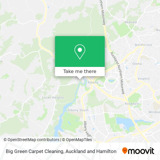 Big Green Carpet Cleaning map