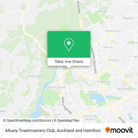 Albany Toastmasters Club map