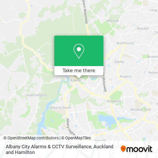 Albany City Alarms & CCTV Surveillance map