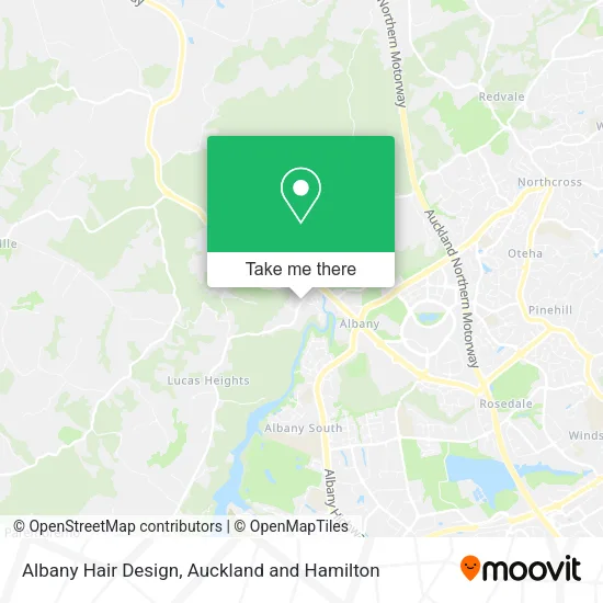 Albany Hair Design map