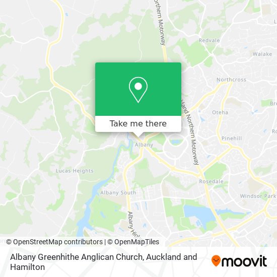 Albany Greenhithe Anglican Church地图