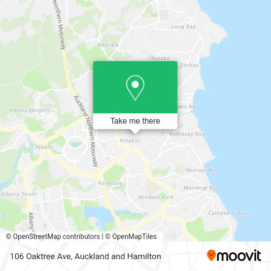 106 Oaktree Ave map