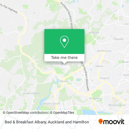 Bed & Breakfast Albany地图