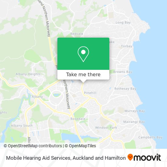 Mobile Hearing Aid Services map