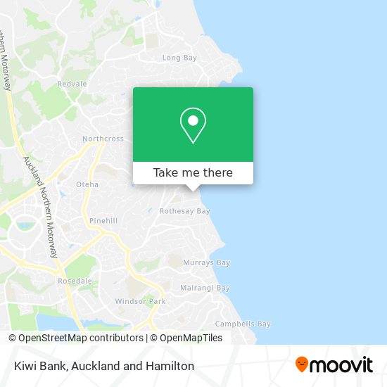 Kiwi Bank地图