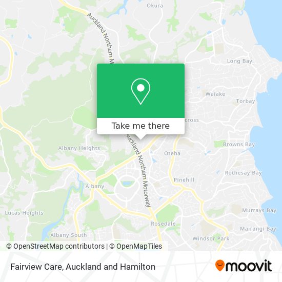 Fairview Care map