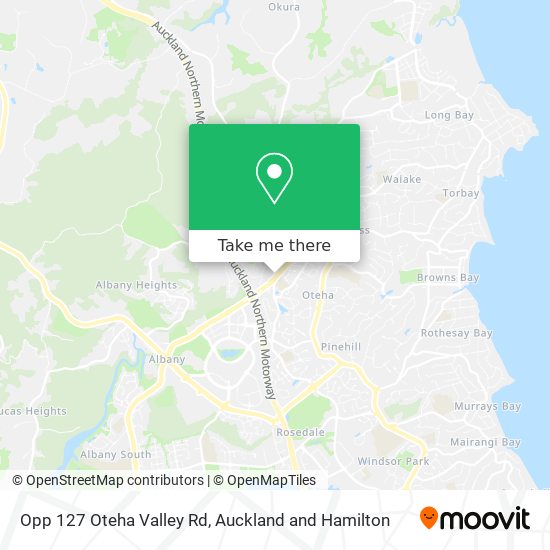 Opp 127 Oteha Valley Rd map