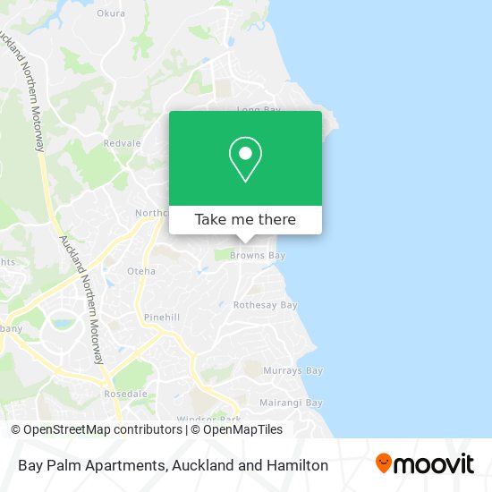 Bay Palm Apartments map