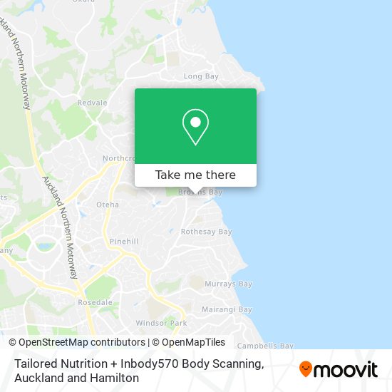Tailored Nutrition + Inbody570 Body Scanning map
