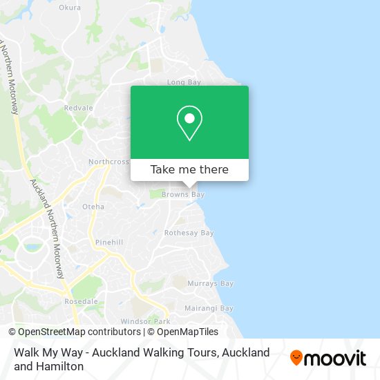 Walk My Way - Auckland Walking Tours map