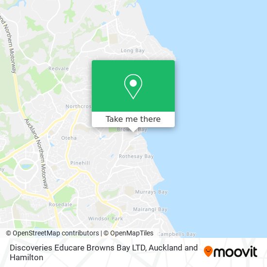 Discoveries Educare Browns Bay LTD map