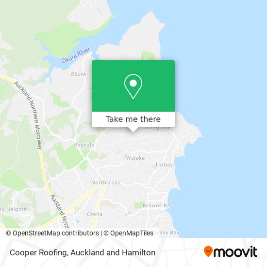 Cooper Roofing map