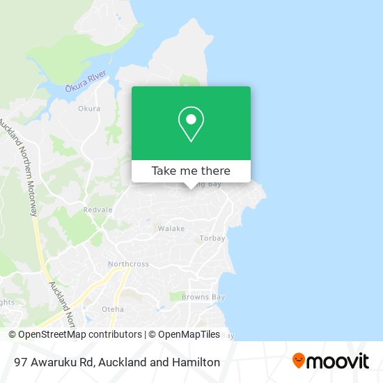 97 Awaruku Rd map