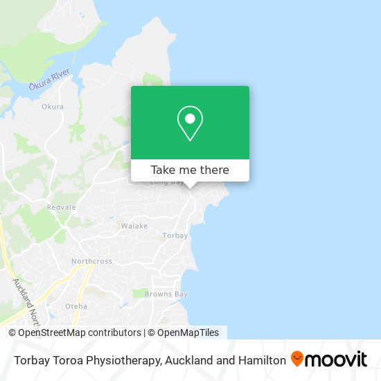 Torbay Toroa Physiotherapy map