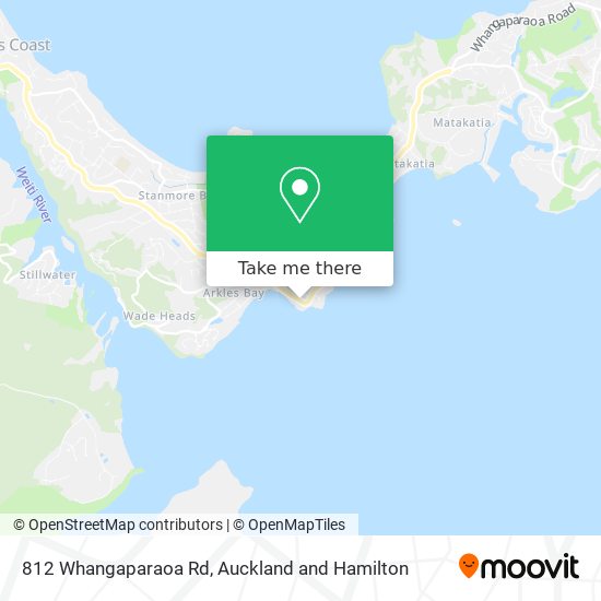 812 Whangaparaoa Rd map
