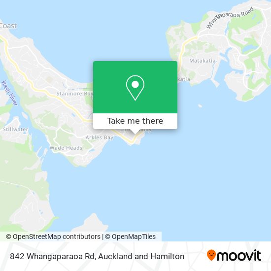842 Whangaparaoa Rd map
