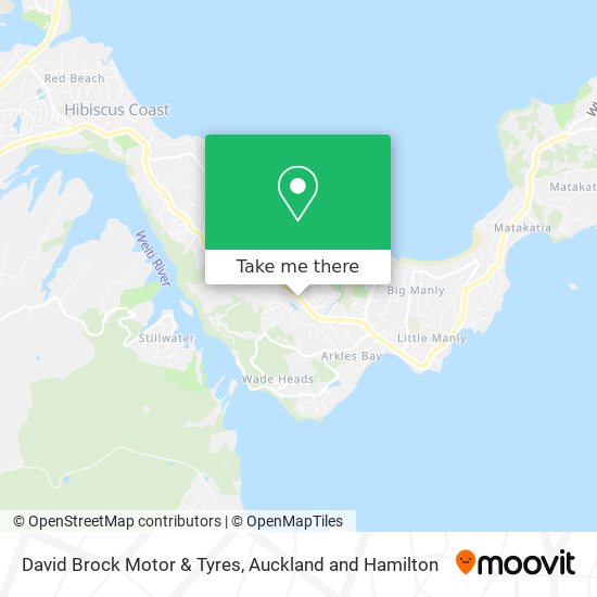 David Brock Motor & Tyres map