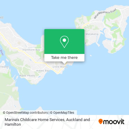 Marina's Childcare Home Services map