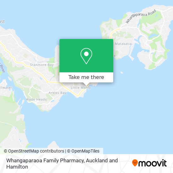 Whangaparaoa Family Pharmacy map