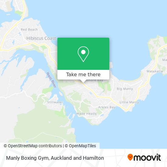 Manly Boxing Gym map