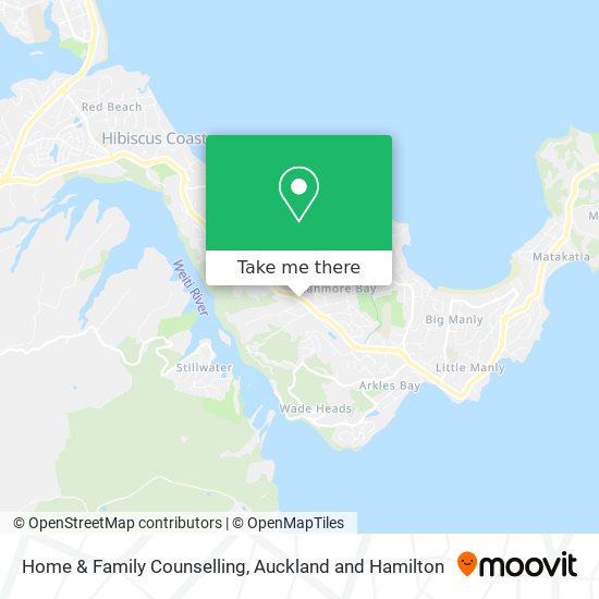 Home & Family Counselling map