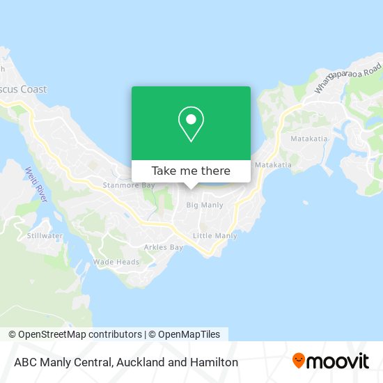 ABC Manly Central map