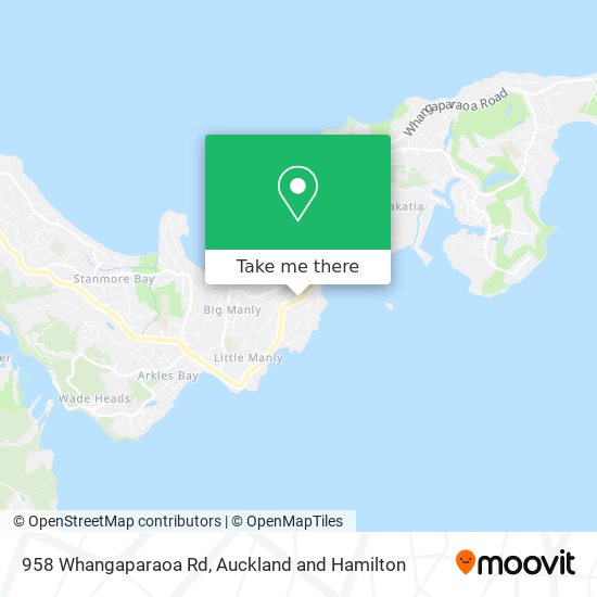 958 Whangaparaoa Rd map
