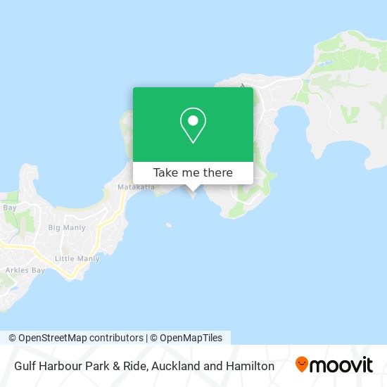 Gulf Harbour Park & Ride map