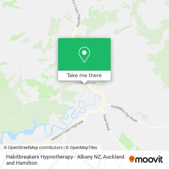 Habitbreakers Hypnotherapy - Albany NZ map