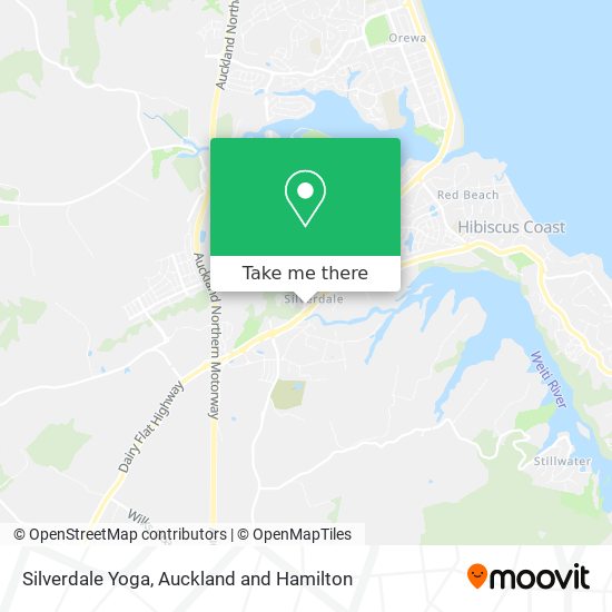 Silverdale Yoga map