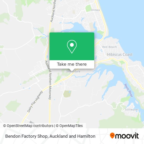 Bendon Factory Shop map