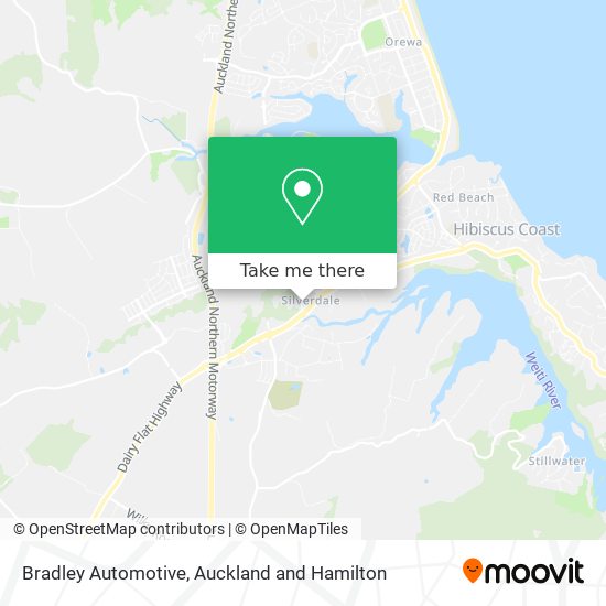Bradley Automotive map