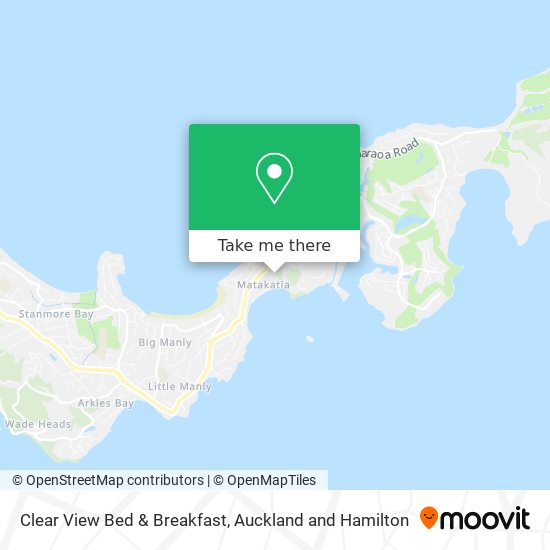 Clear View Bed & Breakfast map
