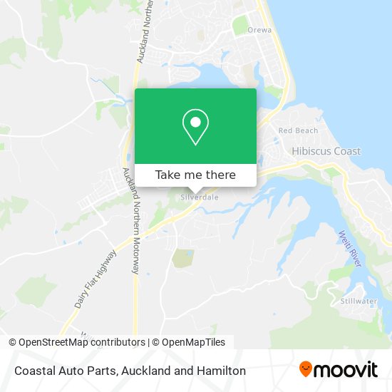 Coastal Auto Parts map