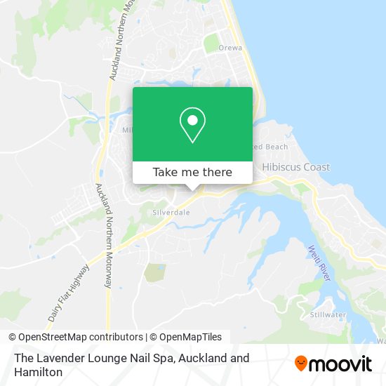 The Lavender Lounge Nail Spa map