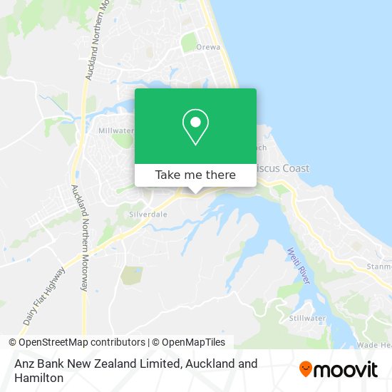 Anz Bank New Zealand Limited map