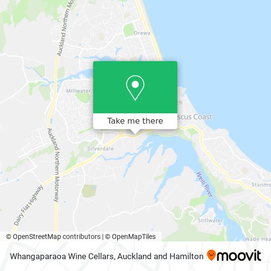 Whangaparaoa Wine Cellars地图