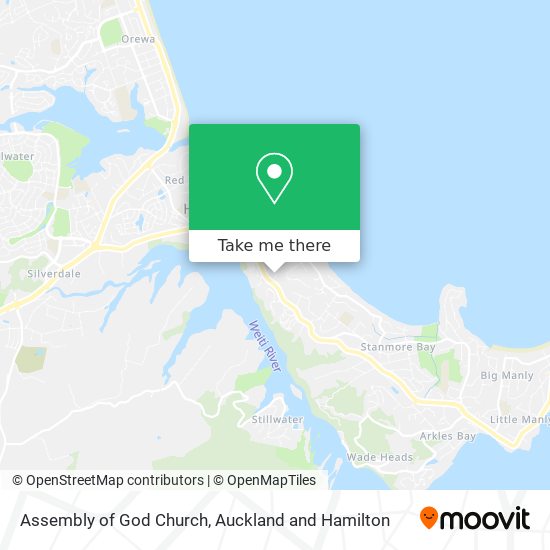 Assembly of God Church map
