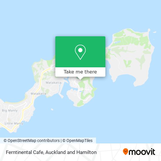 Ferntinental Cafe map