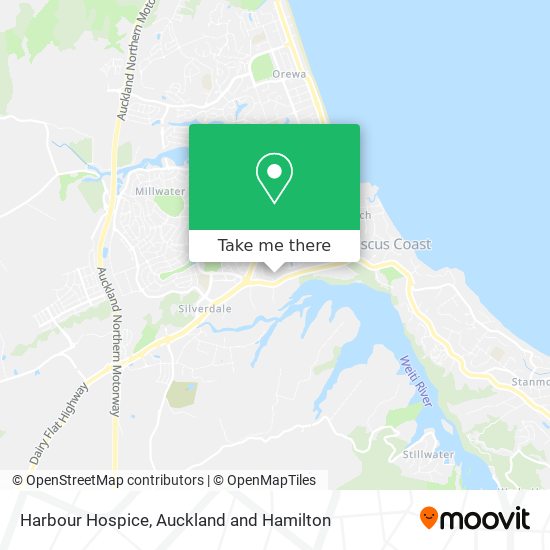 Harbour Hospice map