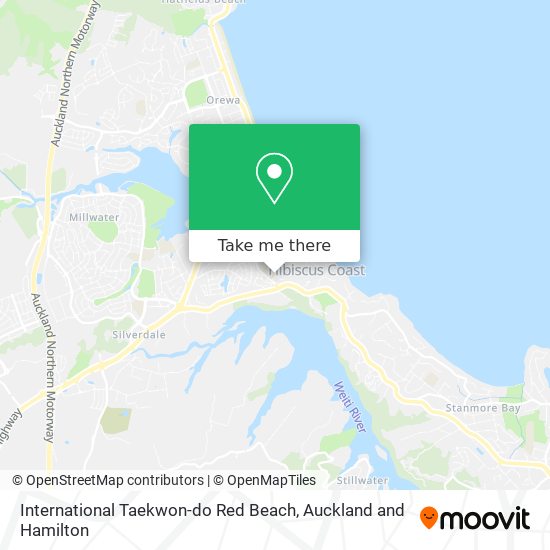 International Taekwon-do Red Beach地图