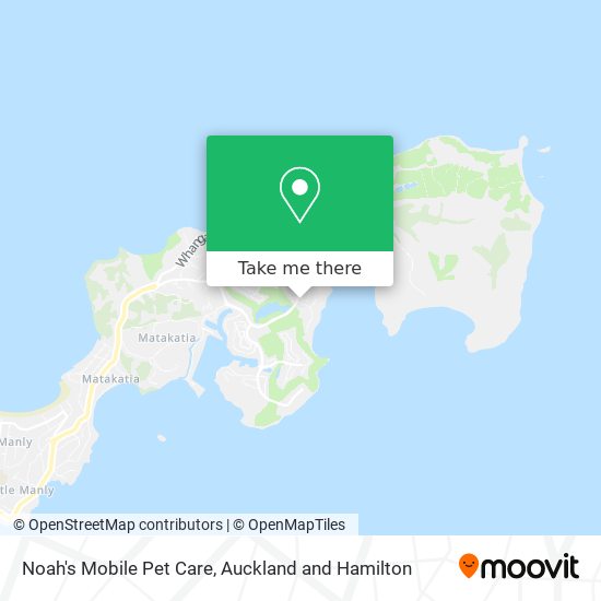 Noah's Mobile Pet Care map
