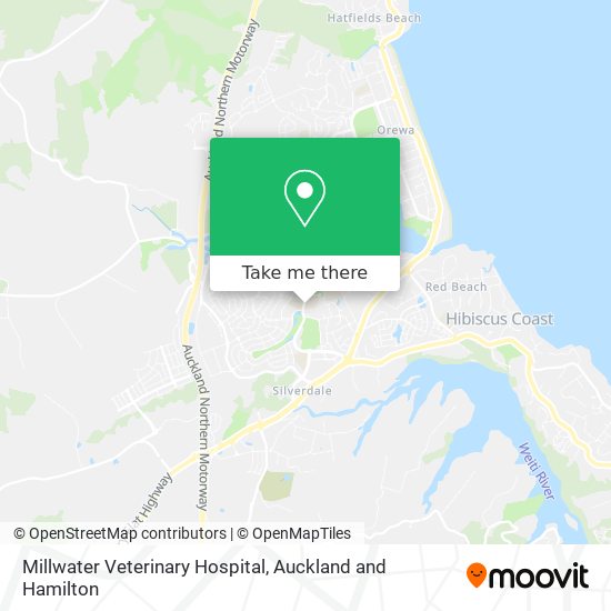 Millwater Veterinary Hospital map