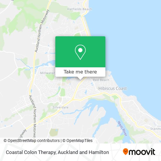 Coastal Colon Therapy map