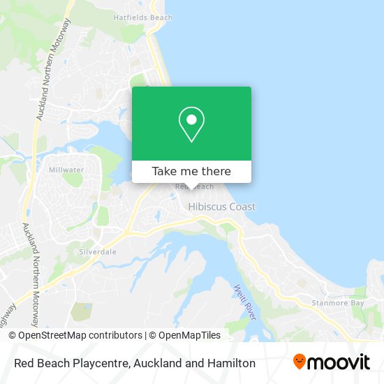 Red Beach Playcentre map