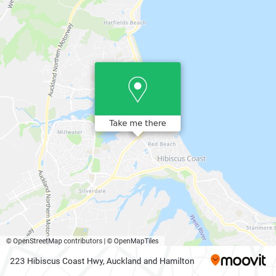 223 Hibiscus Coast Hwy map