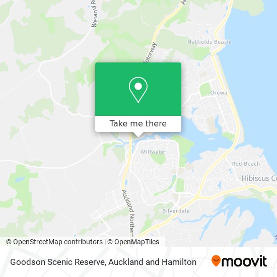 Goodson Scenic Reserve map