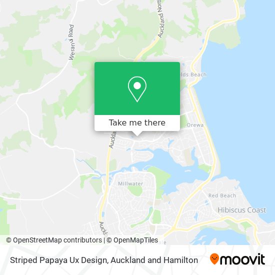 Striped Papaya Ux Design map