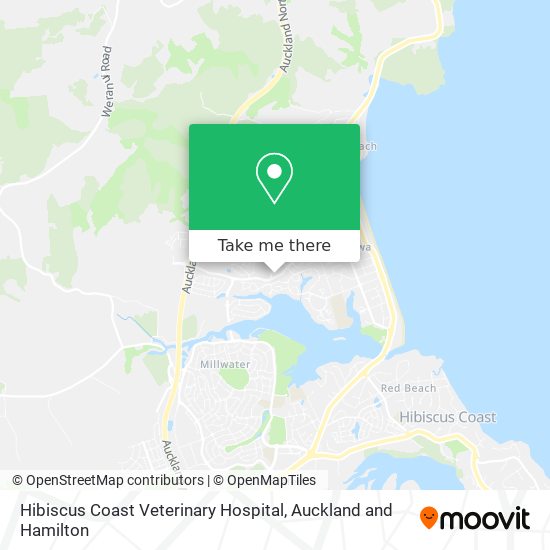 Hibiscus Coast Veterinary Hospital map