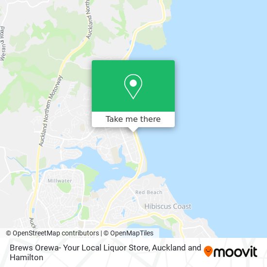 Brews Orewa- Your Local Liquor Store map